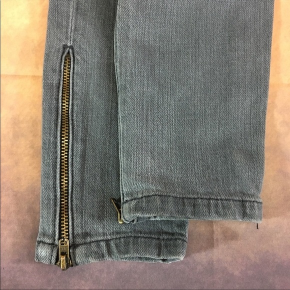 ☮️STELLA MCCARTNEY SKINNY ZIP LONG JEAN SKZE 27 - Picture 6 of 8